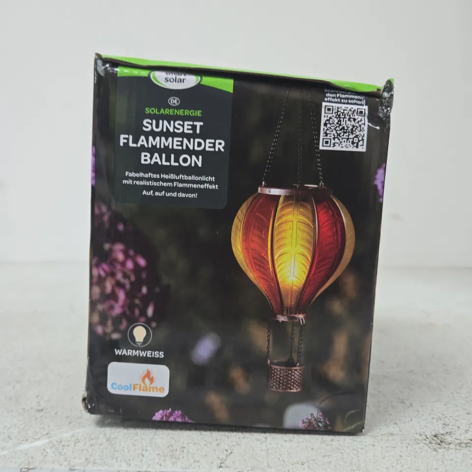 SUNSET FLAMMENDER BALLON SOLAR LANTERN