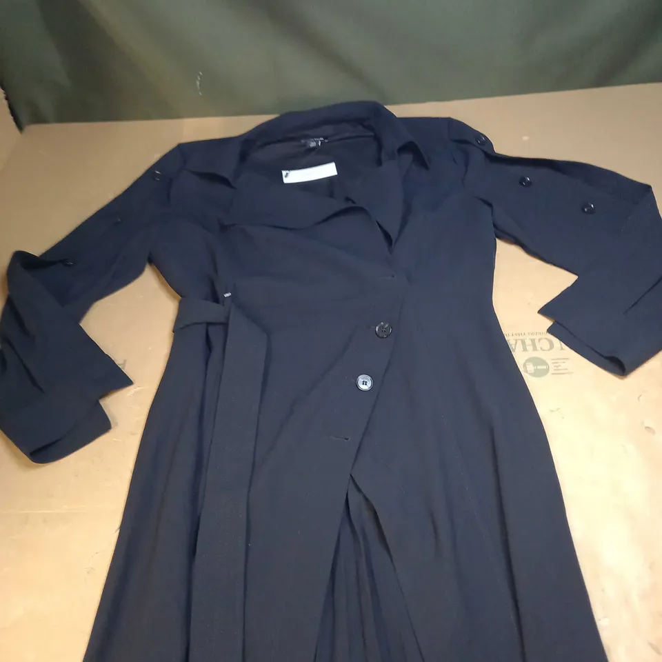 KAREN MILLEN BUTTON DETAIL PLEATED DETAIL MIDI DRESS SIZE 16