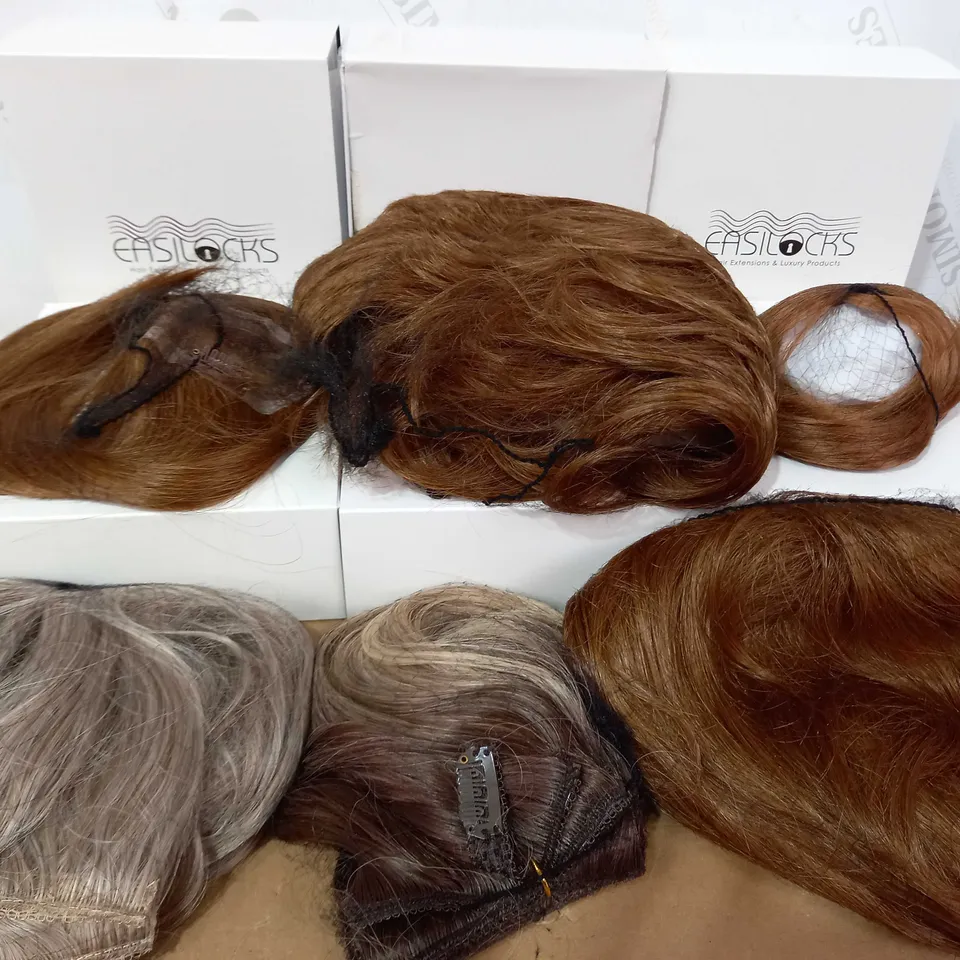 EASILOCKS HAIR BUNDLE OF 6 BOXES: 4 X COPPER, 1 X BLONDE DREAM, 1 X PEARL DELIGHT