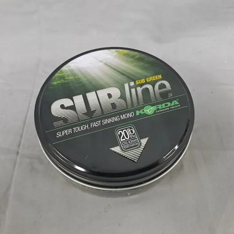 MONOFILAMENT FISHING LINE – SUB GREEN, 1000M, IN ROUND TIN