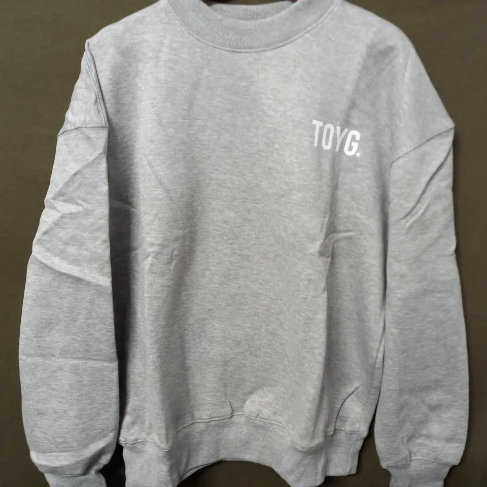 TOYG TRAINING SWEATER IN GREY - LARGE