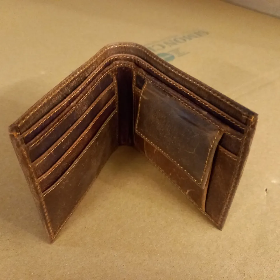 DIESEL BROWN LEATHER WALLET 