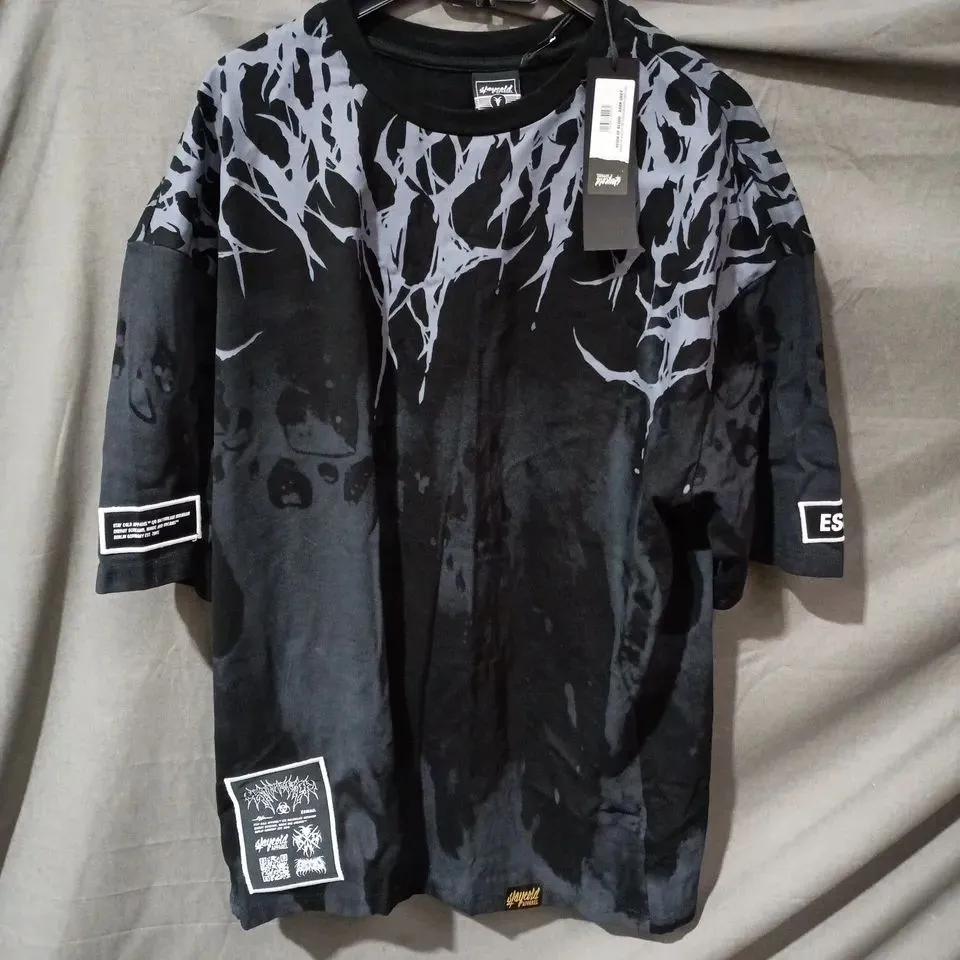 STAYCOLD APPAREL REIGN OF BLOOD TEE – CUSTOM DARK GREY – 3XL