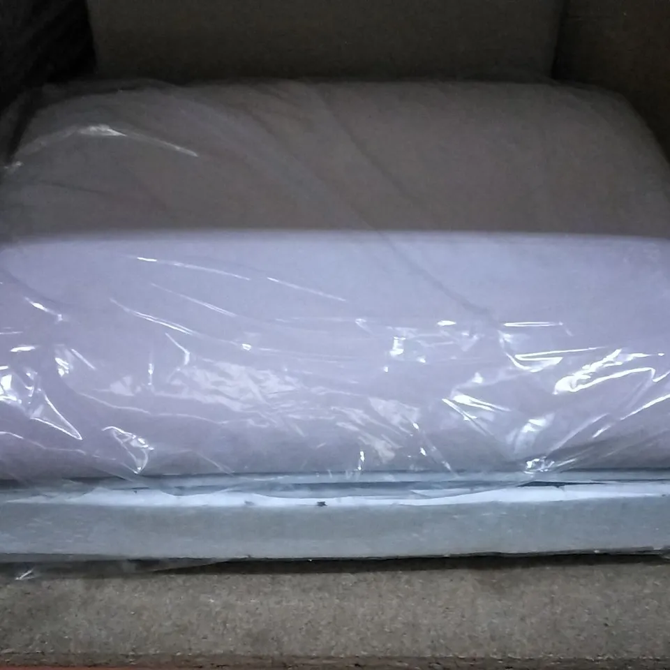 BOXED PINK PLUSH VELVET STOOL