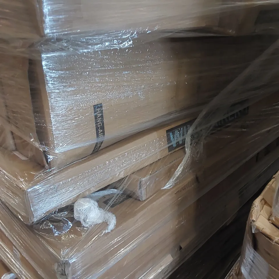 PALLET CONTAINING A LARGE QUANTITY OF ASSORTED NEO PRODUCTS INCLUDING: ELECTRIC BLANKETS, LARGE QUANTITY OF CLOTHES AIRERS, STEAM MOP ECT