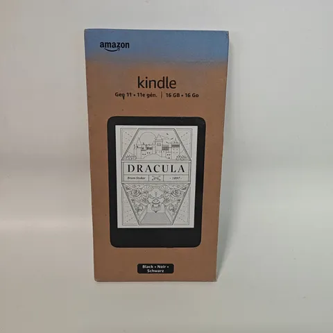 SEALED AND BOXED AMAZON KINDLE GEN 11 16GB E-READER IN BLACK