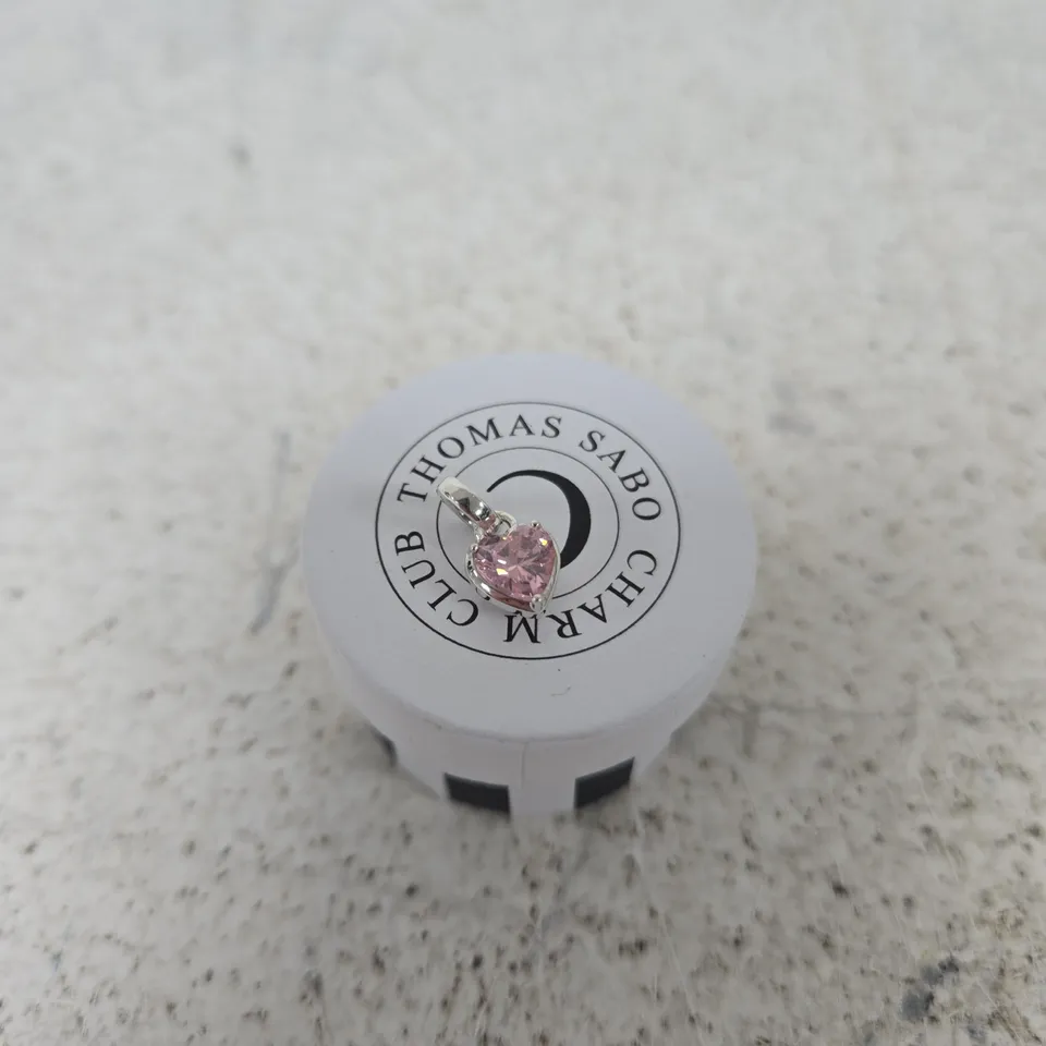 THOMAS SABO CHARM CLUB PINK HEART CHARM