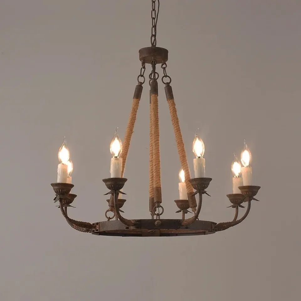 BOXED PAYNE 8-LIGHT CHANDELIER 