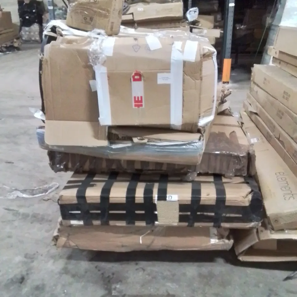 PALLET OF INCOMPLETE FURNITURE SETS