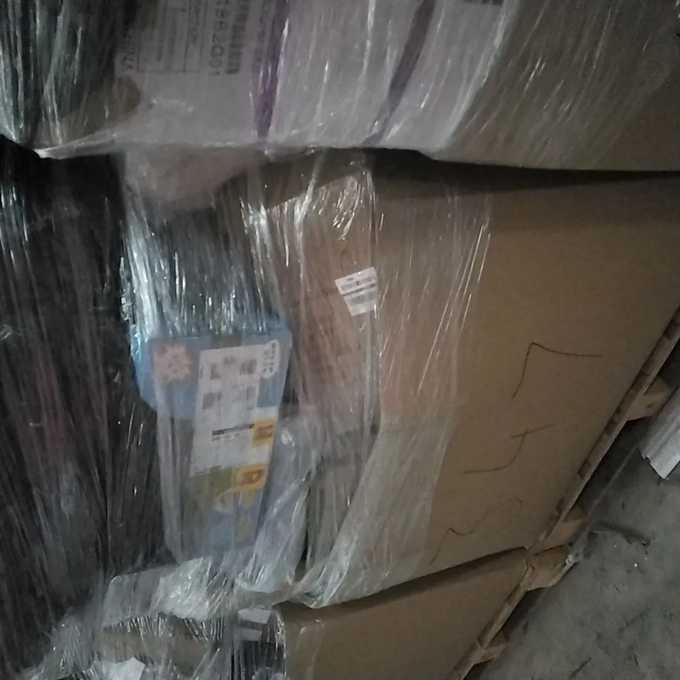 PALLET OF ASSORTED ITEMS INCLUDING DOWN AND FEATHER PILLOW INSERT, ELVIROS PILLOW, GENTLE NORTH PILLOW