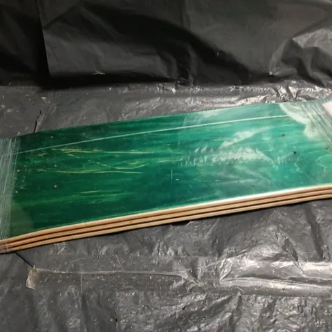 SET OF 3 ASSORTED SKATEBOARD DECKS IN VARIOUS DESIGNS 