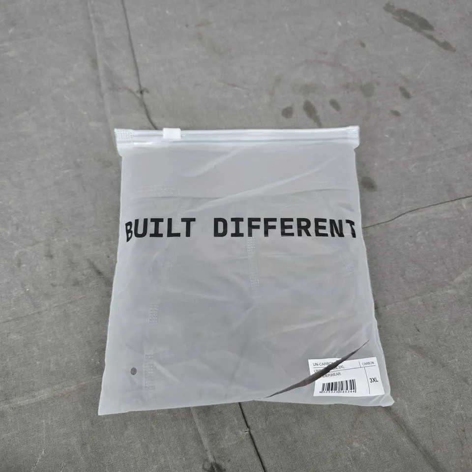 BAGGED BUILT DIFFERENT UNDERWEAR - SIZE 3XL