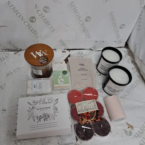 TOTE OF APPROX. 15 ASSORTED CANDLES