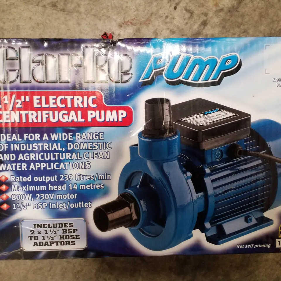 BOXED CLARKE ECP15A1 1.5" ELECTRIC CENTRIFUGAL PUMP (230V)