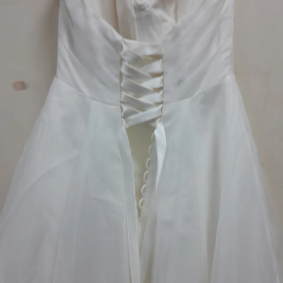 ANNA SORRANO IVORY WEDDING DRESS - SIZE 10