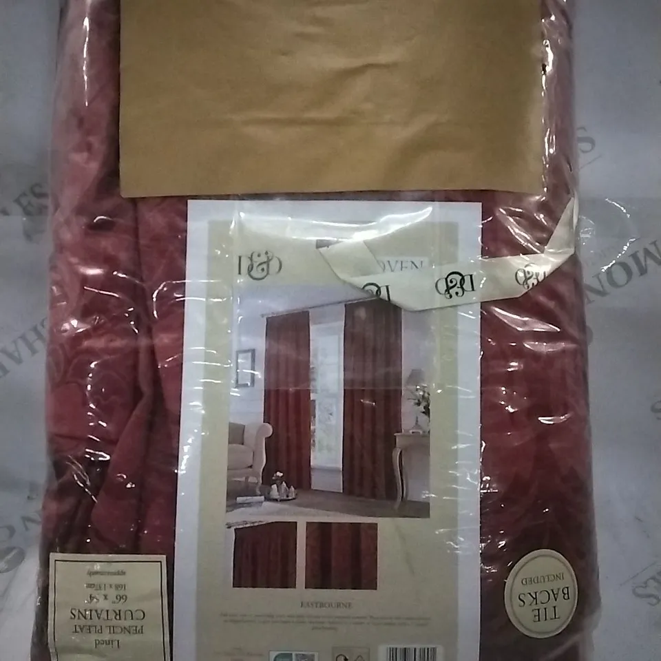 Bagged blend room darkening curtains 168x137cm