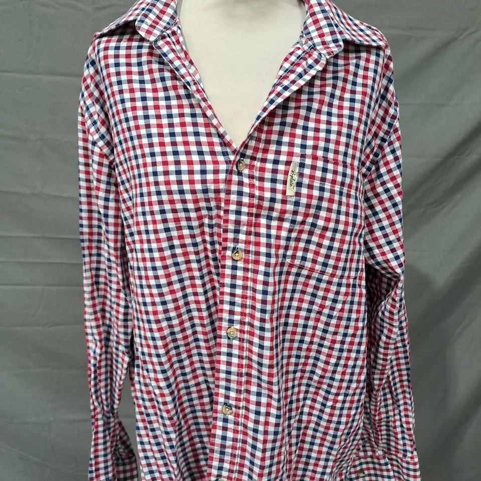RYDALE CHECK SHIRT SIZE LARGE