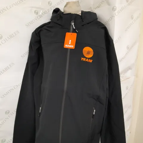 ELEVATE LANGLEY MENS SOFTSHELL JACKET IN BLACK SIZE XL
