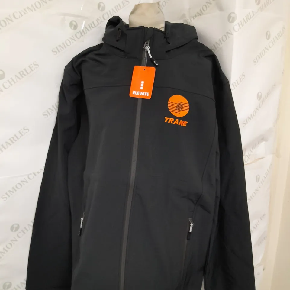 ELEVATE LANGLEY MENS SOFTSHELL JACKET IN BLACK SIZE XL
