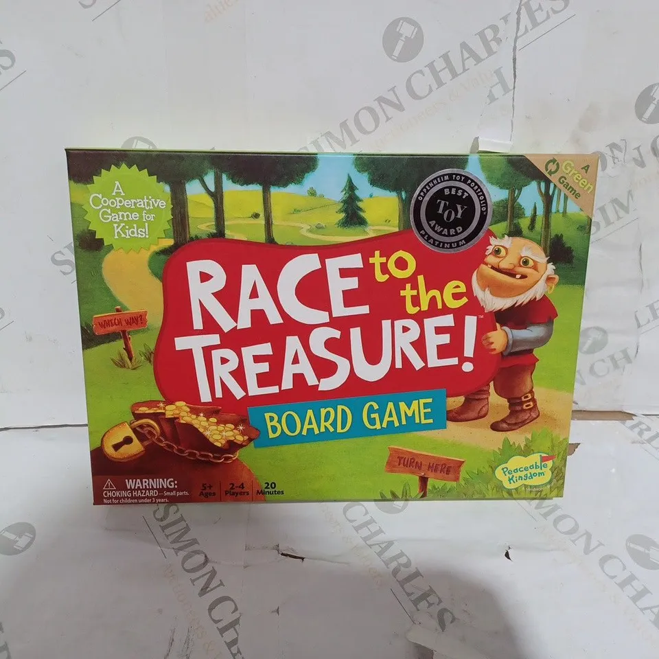 RACE TO THE TREASURE BOARD GAME AGES 5+