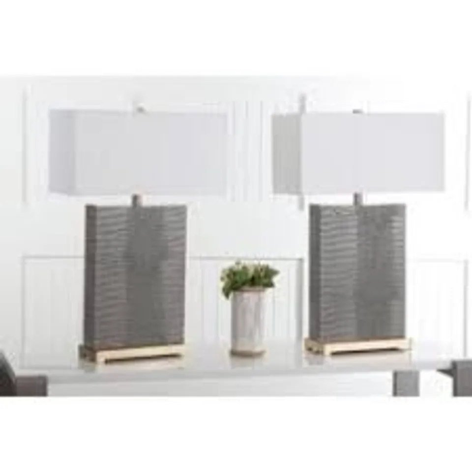 BOXED ANGELINEA 71CM TABLE LAMP SET - SET OF 2 (1 BOX)