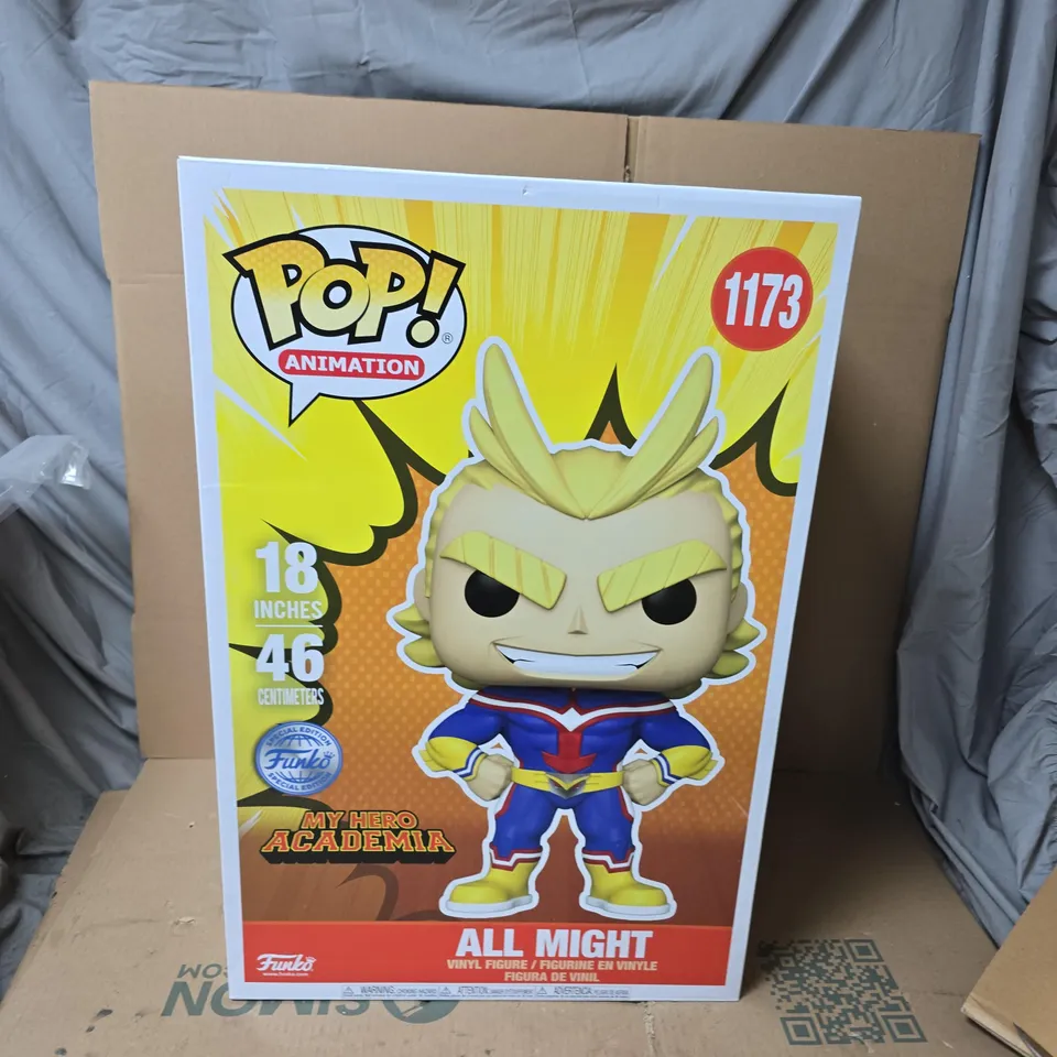 FUNKO POP! ANIMATION ALL MIGHT – MY HERO ACADEMIA, 18" VINYL FIGURE (1173) – BOXED