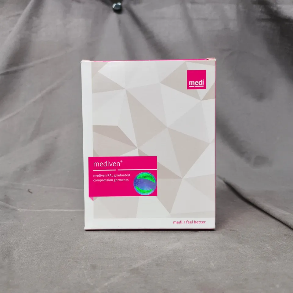 BOXED MEDICEN COMPRESSION GARMENTS OPEN TOE TIGHTS IN BEIGE SIZE UNSPECIFIED