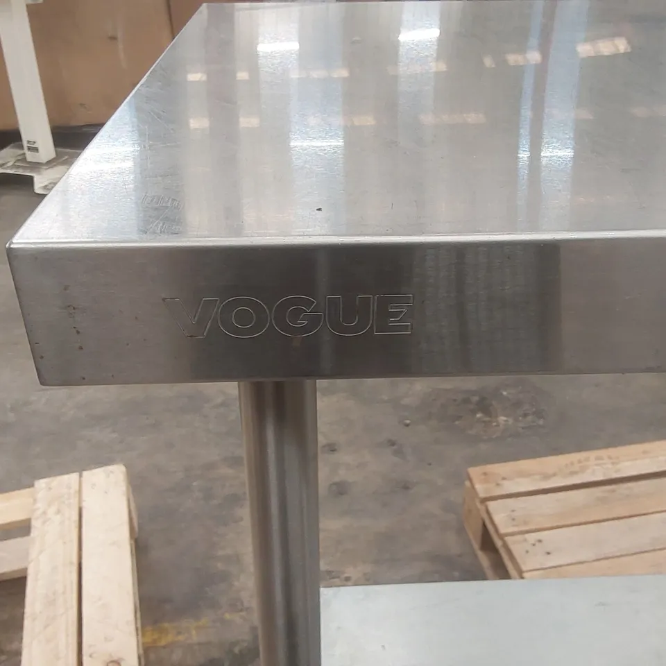VOGUE COMMERCIAL STAINLESS STEEL WORKTOP