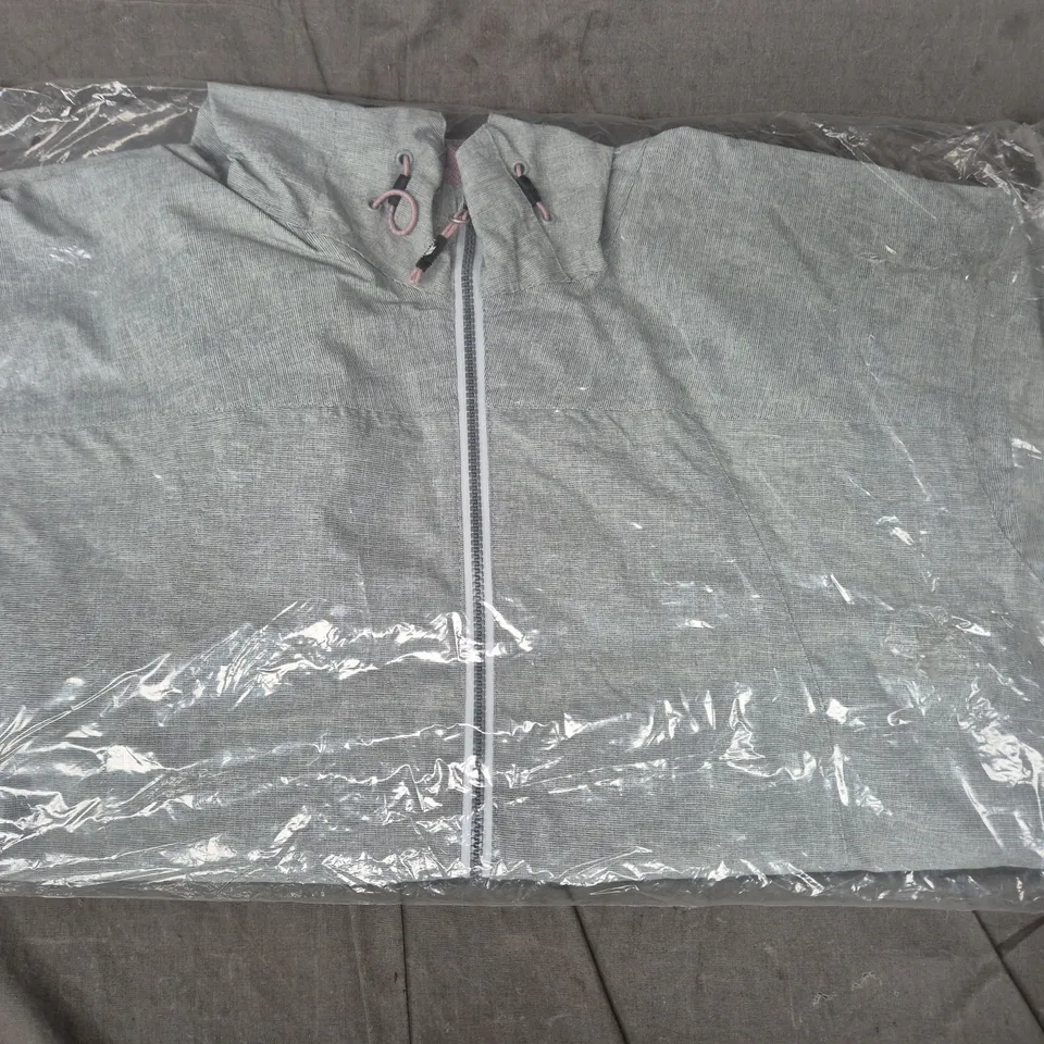 TRESPASS VIRTUAL FEMALE JACKET TP75, GREY MARL, XXL