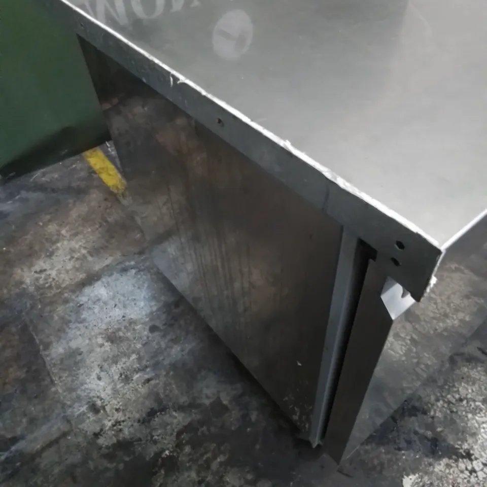 COMMERCIAL FOOD PREP STATION WITH UNDER COUNTER CABINETS 