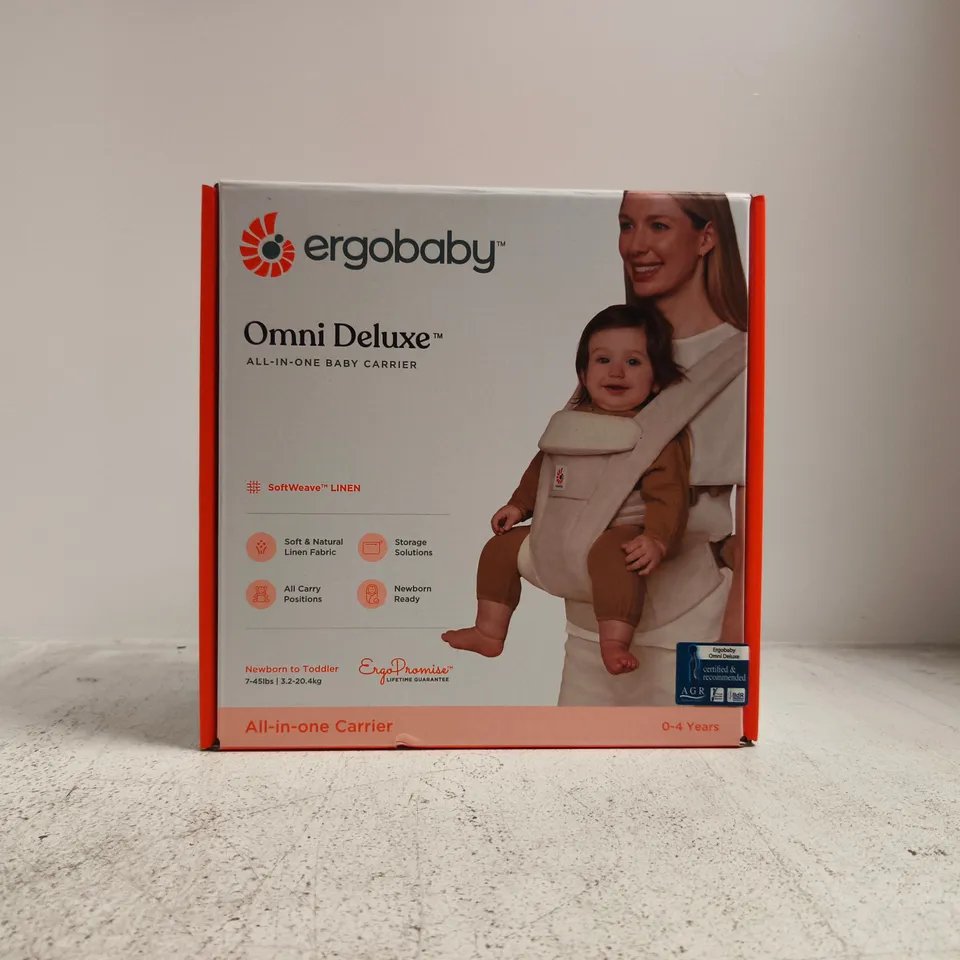BOXED ERGOBABY OMNI DELUXE ALL-IN-ONE BABY CARRIER