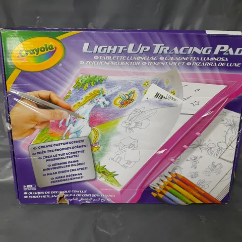 BOXED CRAYOLA LIGHT-UP TRACING PAD 