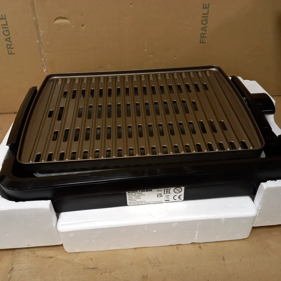 GEORGE FOREMAN SMOKELESS ELECTRIC GRILL