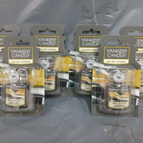 ASSORTMENT OF APPROXIMATELY 12 YANKEE CANDLE CAR JAR ULTIMATE AIR FRESHENERS