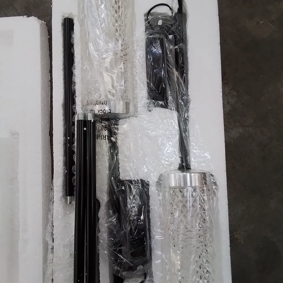 HOME2GARDEN SET OF 2 SOLAR LED CRYSTAL EFFECT STAKE LIGHTS