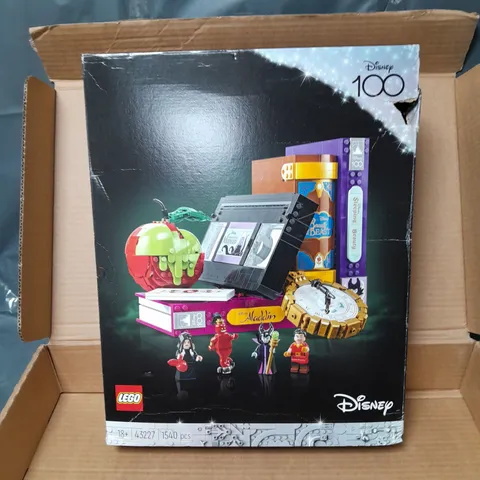 BOXED LEGO DISNEY VILLAIN ICONS SET FOR ADULTS 43227