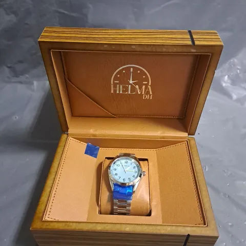 MENS HELMHA DH WATCH – STAINLESS STEEL STRAP & CASE – 3ATM WATER RESISTANT