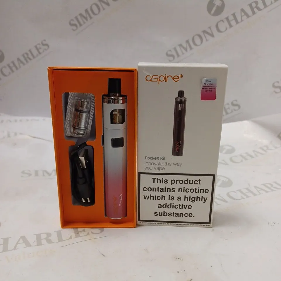 BOXED ASPIRE POCKEX KIT - PINK GRADIENT. 