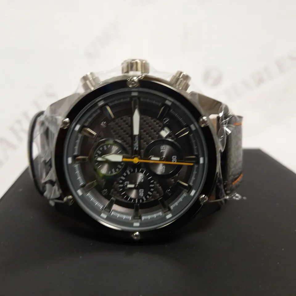 ZIHLMANN & CO CHRONOGRAPH STYLE LEATHER STRAP WATCH RRP £560