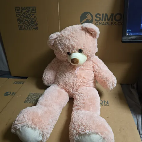 PINK PLUSH TEDDY BEAR