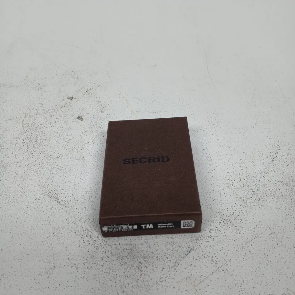 SECRID TWINWALLET MATTE BLACK IN BOX