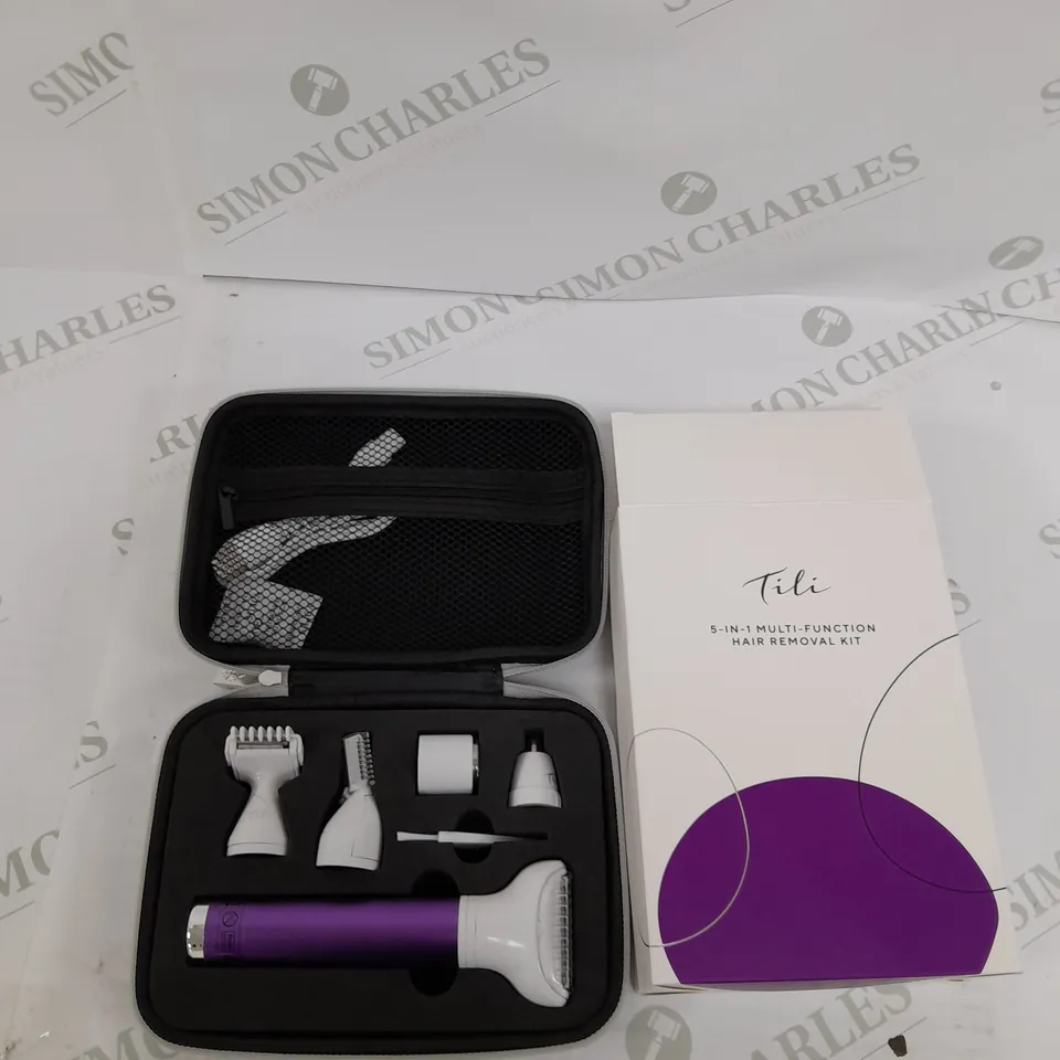 TILI 5-IN-1 MULTI-FUNCTION HAIR REMOVAL KIT PURPLE