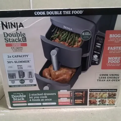 BOXED NINJA DOUBLE STACK XL 2-DRAWER AIR FRYER