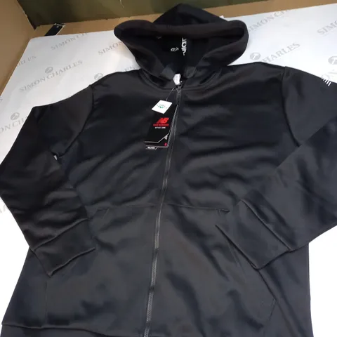 NEW BALANCE ZIPPED HOODIE SIZE