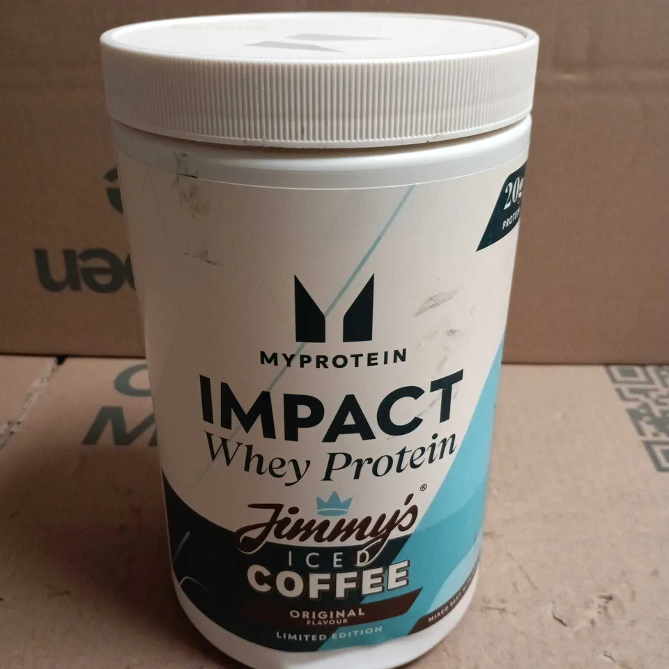 MYPROTEIN IMPACT WHEY PROTEIN – JIMMY'S COFFEE ORIGINAL FLAVOUR - 600G 