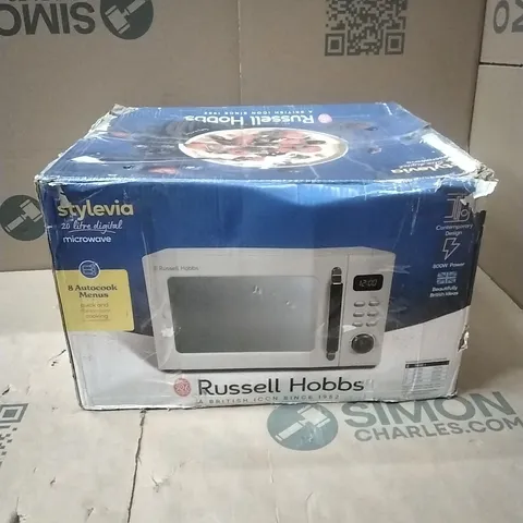 RUSSELL HOBBS RHM2026C SOLO MICROWAVE OVEN DIGITAL CONTROL 20L 800W CREAM