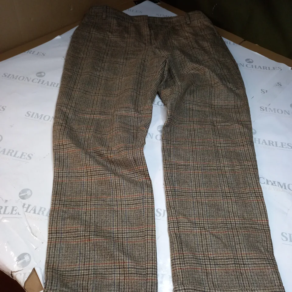 REALLY WILD CHEQUERED TROUSERS SIZE 12 