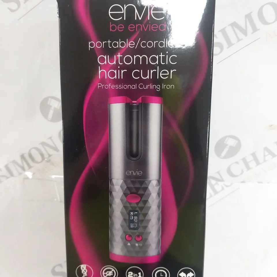BOXEED ENVIE BE ENVIED PORTABLE/CORDLESS AUTOMATIC HAIR CURLER PROFESSIONAL CURLING IRON