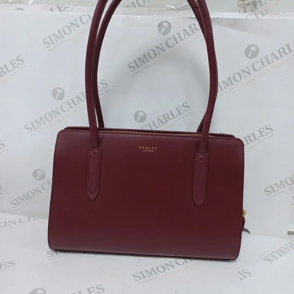 RADLEY LIVERPOOL STREET MEDIUM ZIPTOP TOTE BURGUNDY 