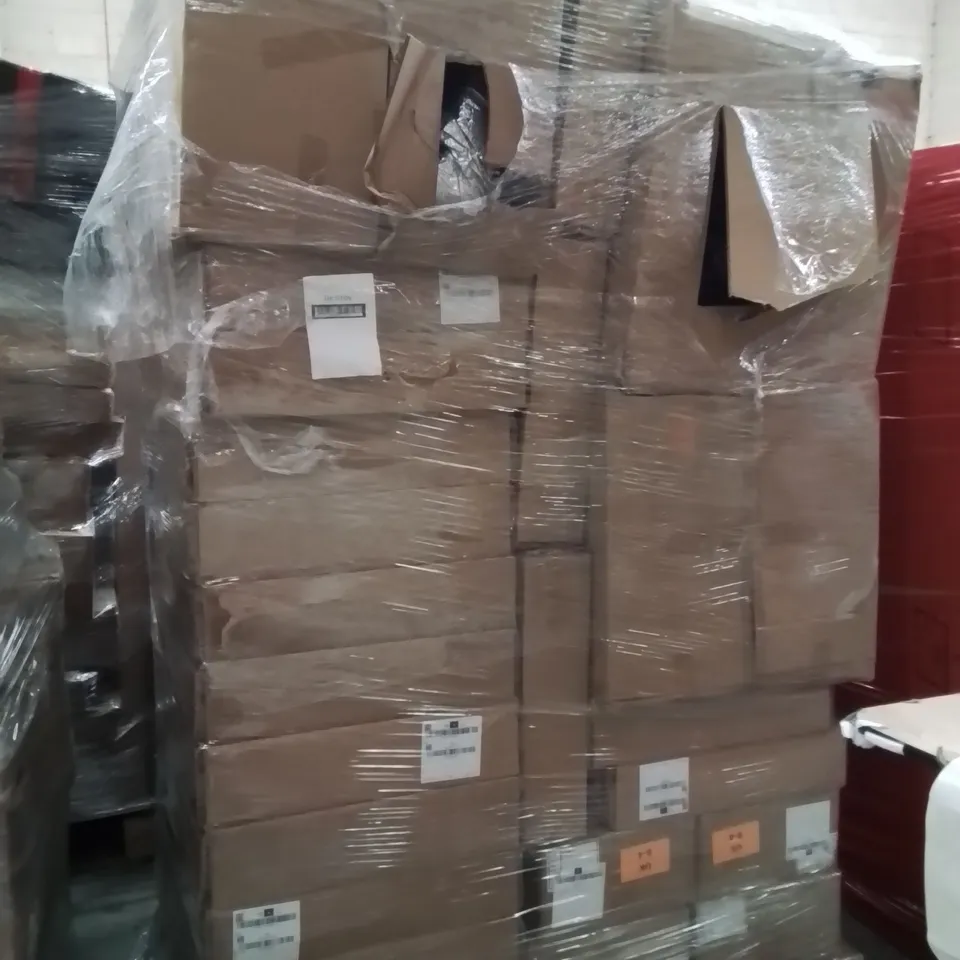 PALLET OF ASSORTED HOUSEHOLD GOODS AND PRODUCTS TO INCLUDE;CHOPPING BOARD,DINING CHAIRS,FLASK